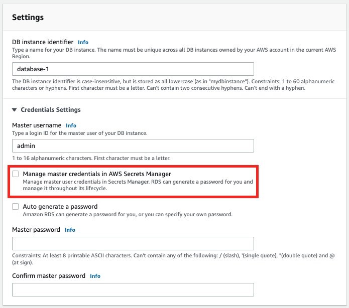 Improve security of Amazon RDS grasp database credentials making use of AWS Secrets Manager